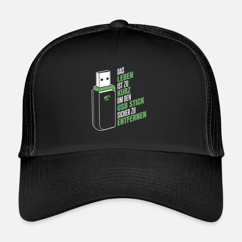 Entwickler Coder Programmierer USB Trucker Cap