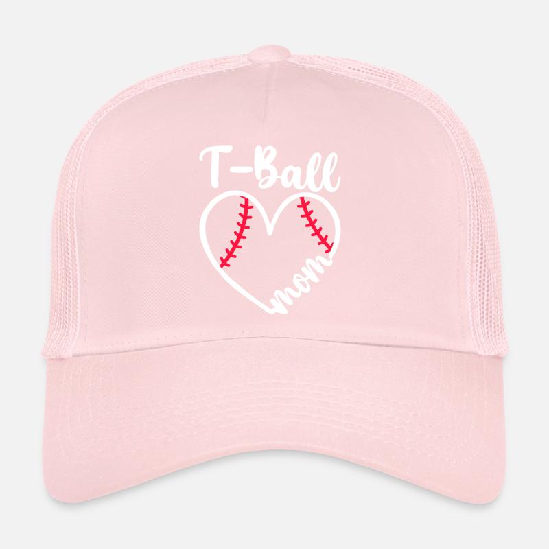 Maman Joueuse De T-Ball Fan De Baseball Casquette trucker 