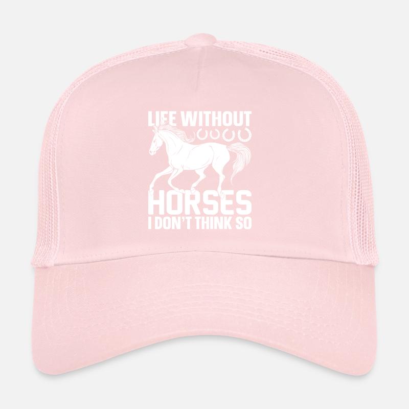 Ein Leben ohne Pferde - ich glaube nicht - (2) Trucker Cap
