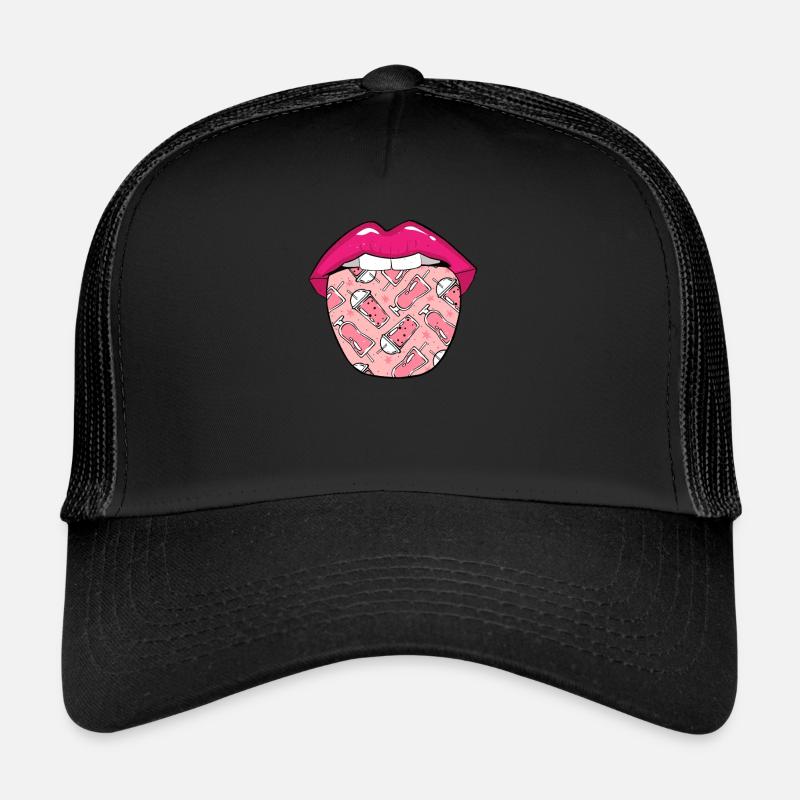 Langue de smoothie Casquette trucker 