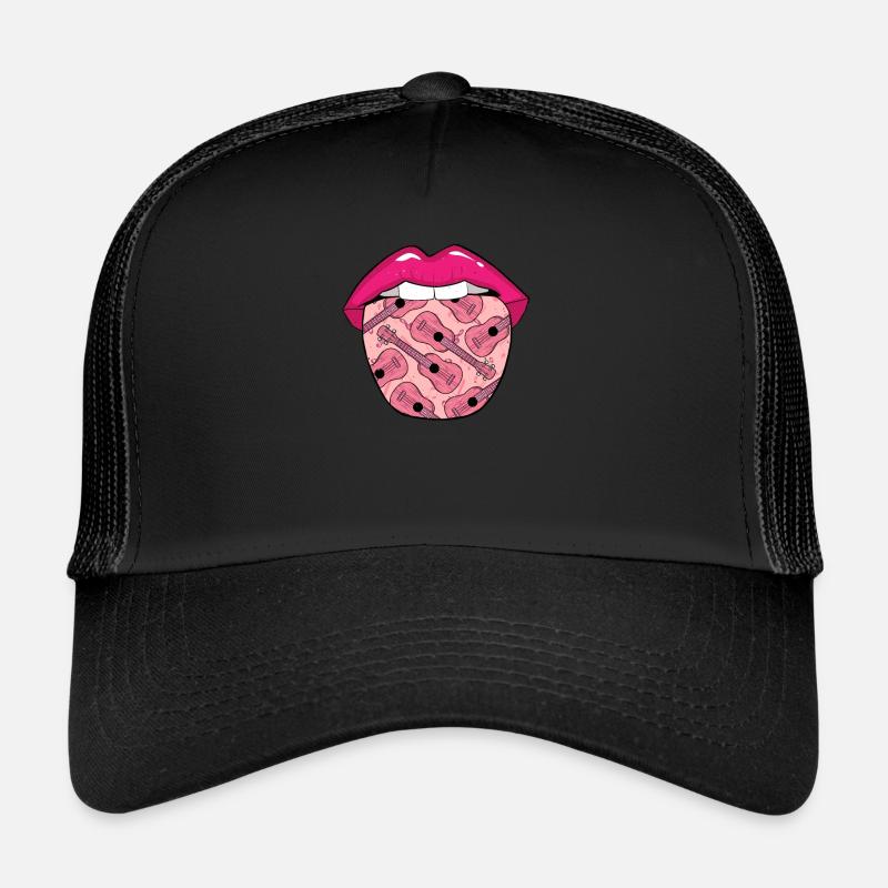 Ukulele Lippen Trucker Cap