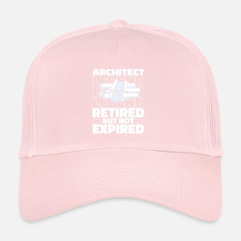 Retired Architect Architecture Trucker Cap