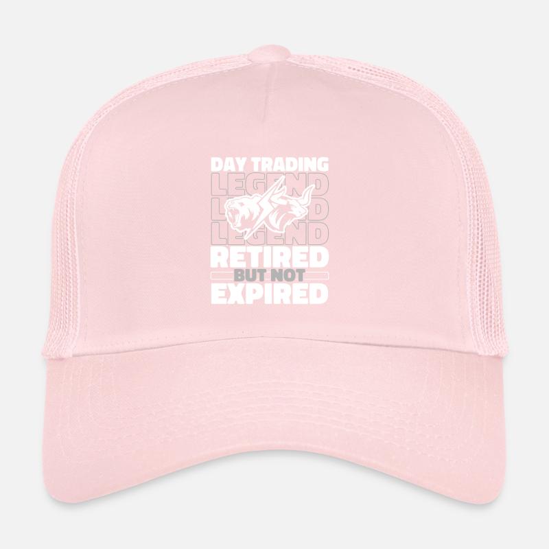 Day Trading Day Trader Retirees Trucker Cap