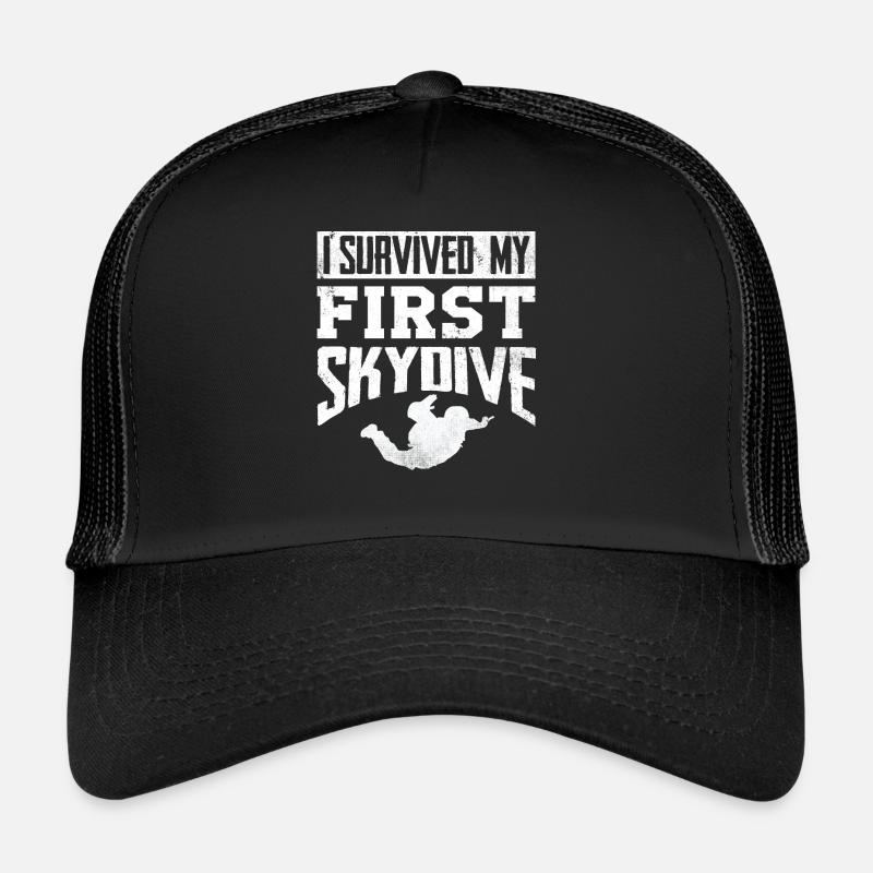 Parachutisme, Parachutisme - Casquette trucker  - noir/noir