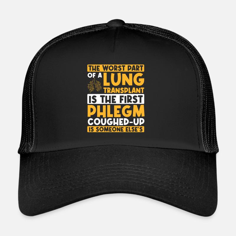 Lung Transplant Cough Collapses Bronchen Trucker Cap