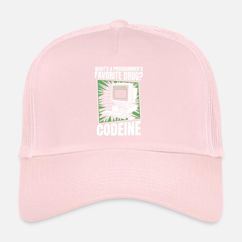 Développeur Coder Programmeur Codein Casquette trucker 