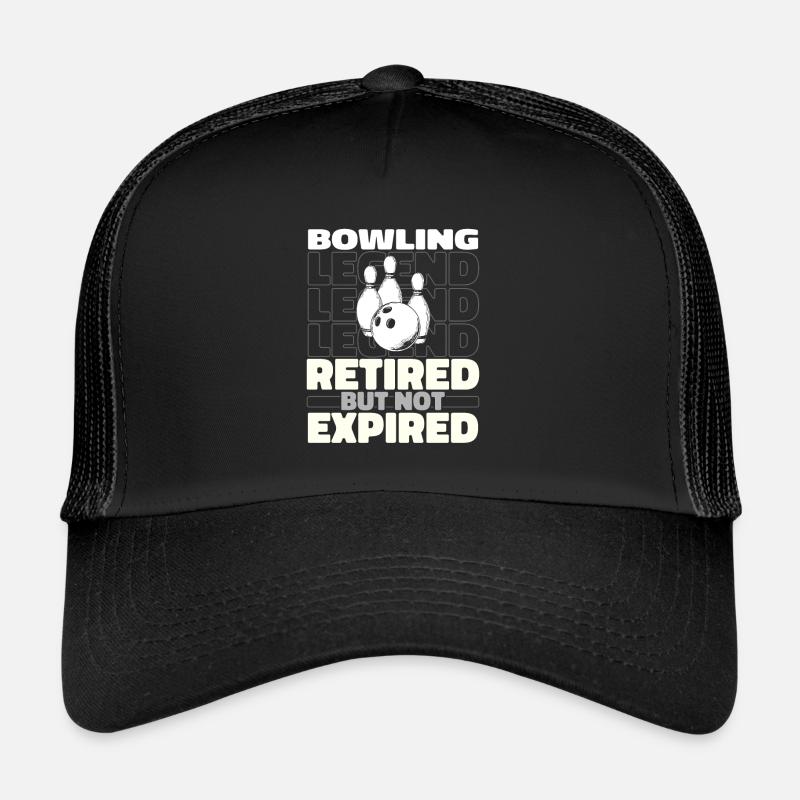 Bowling Bowling Bowling Bowler à la retraite Casquette trucker 
