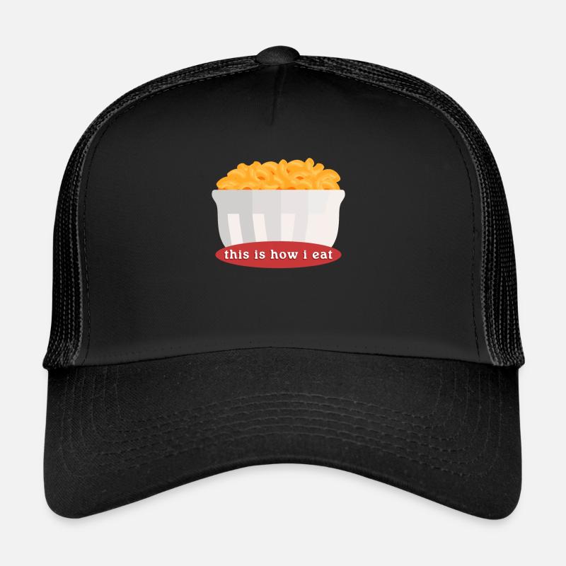 Macaroni au fromage Mac Cheese Cadeau Casquette trucker 