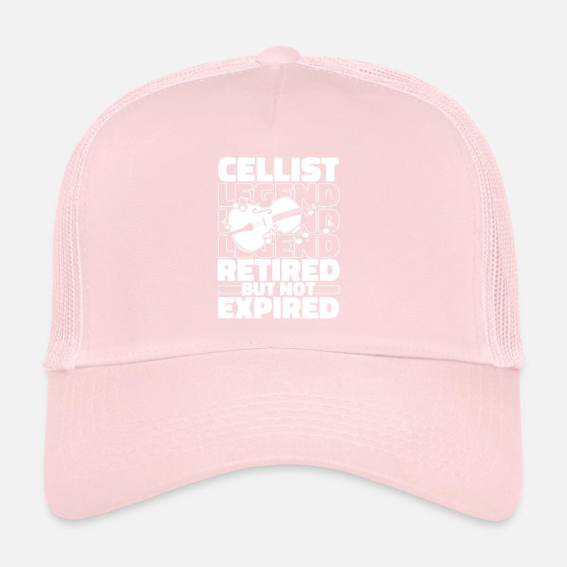 Retired cello cellist Trucker Cap