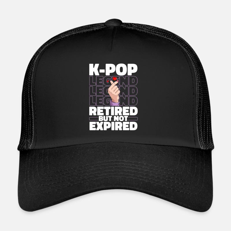 K Pop Kpop Korean Pop Retraité Casquette trucker 