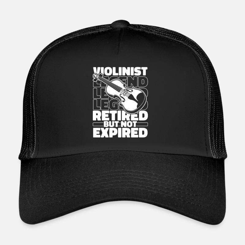 Violon Violon Retiré - Casquette trucker  - noir/noir