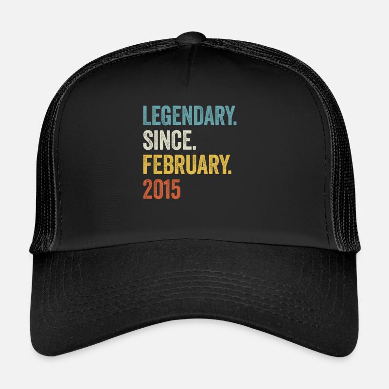 Legendary Since February 2015 8. Geburtstag Trucker Cap