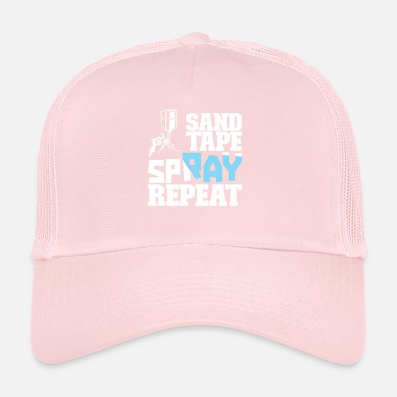 Painter varnisher spraying Trucker Cap