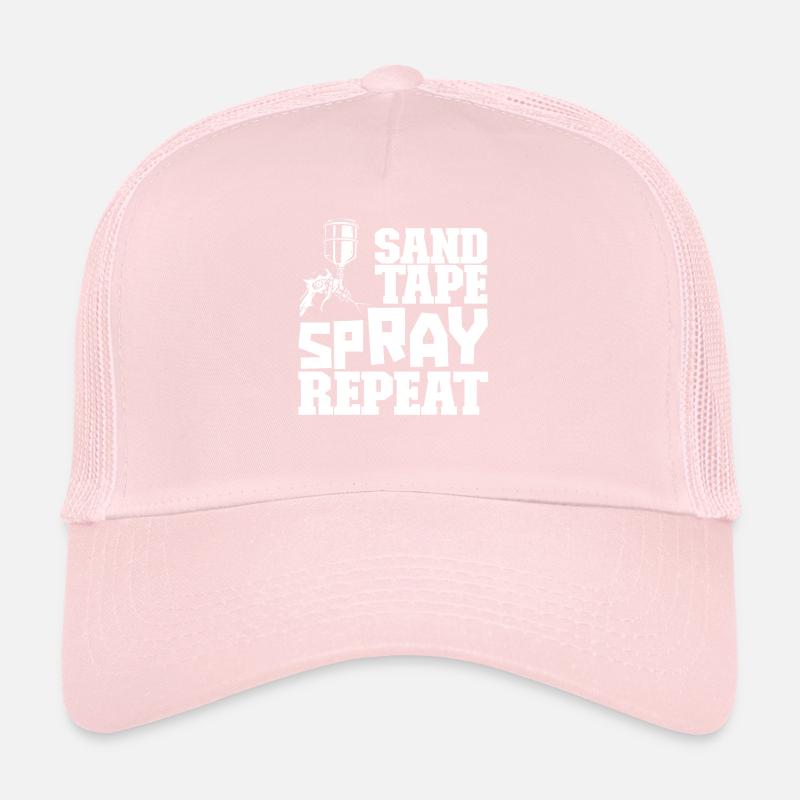 Painter varnisher spraying Trucker Cap