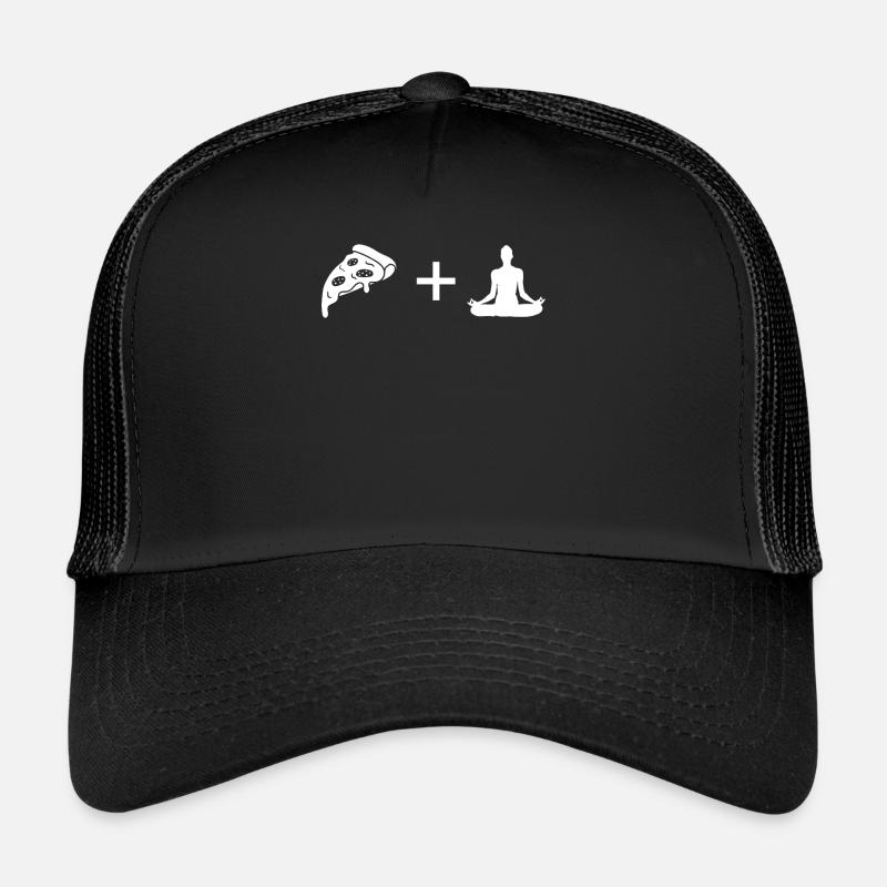 Pizza - Yoga - Casquette trucker 