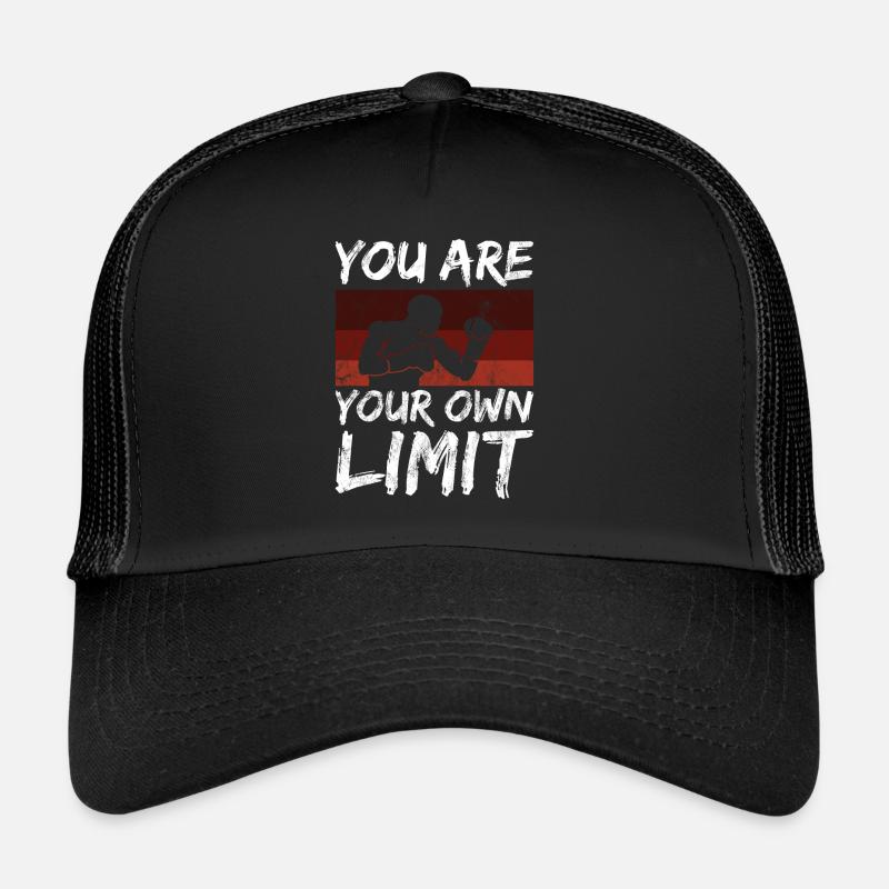 Boxen Sport Spruch du bist dein limit Mindset Trucker Cap
