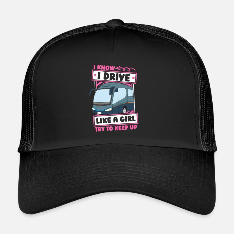 Chauffeur de bus filles Casquette trucker 