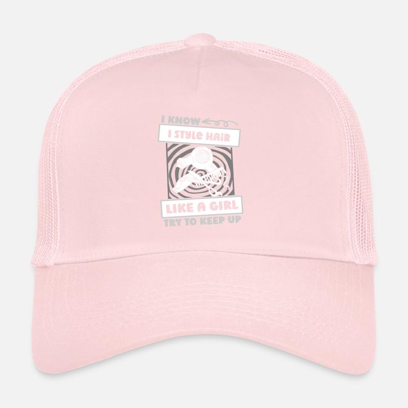 Coiffeuse Coiffeuse Fille Casquette trucker 