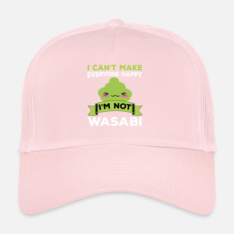 Funny Wasabi Lovers Design Trucker Cap
