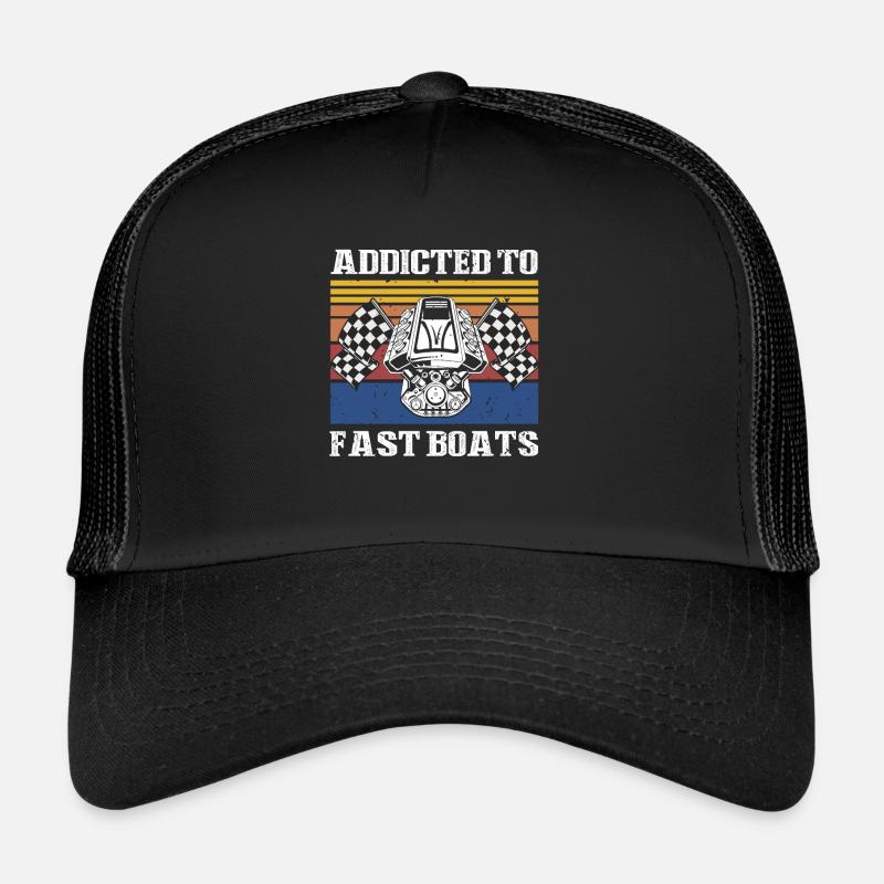 Conception de bateaux de dragster pour les plaisanciers de course Casquette trucker 