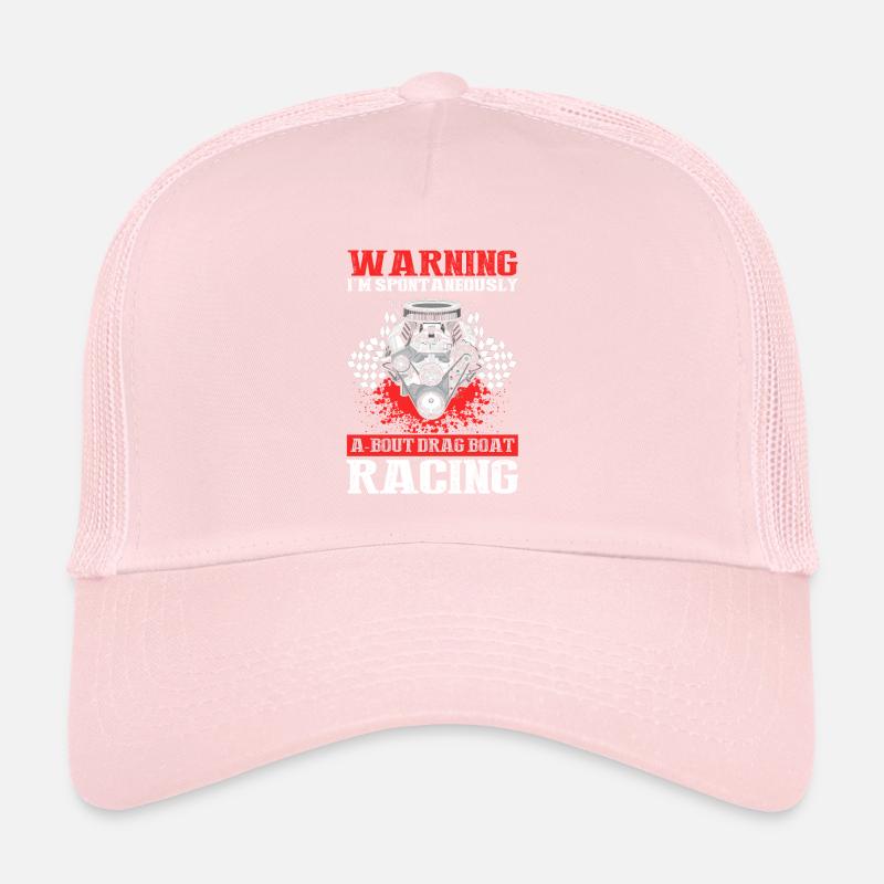 Drag Boot Design für Rennbootfahrer Trucker Cap