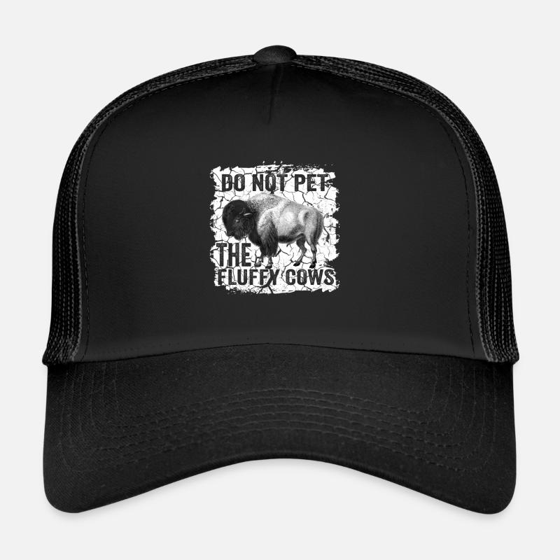 Ne caressez pas les vaches moelleuses Casquette trucker 