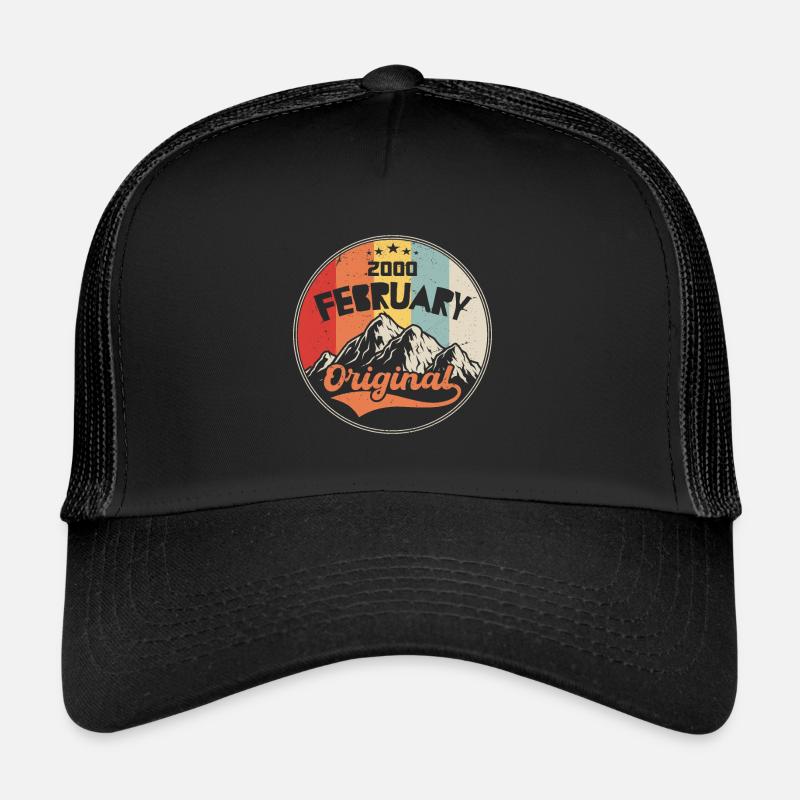 Vintage Février 2000, Rétro Cadeau Casquette trucker 