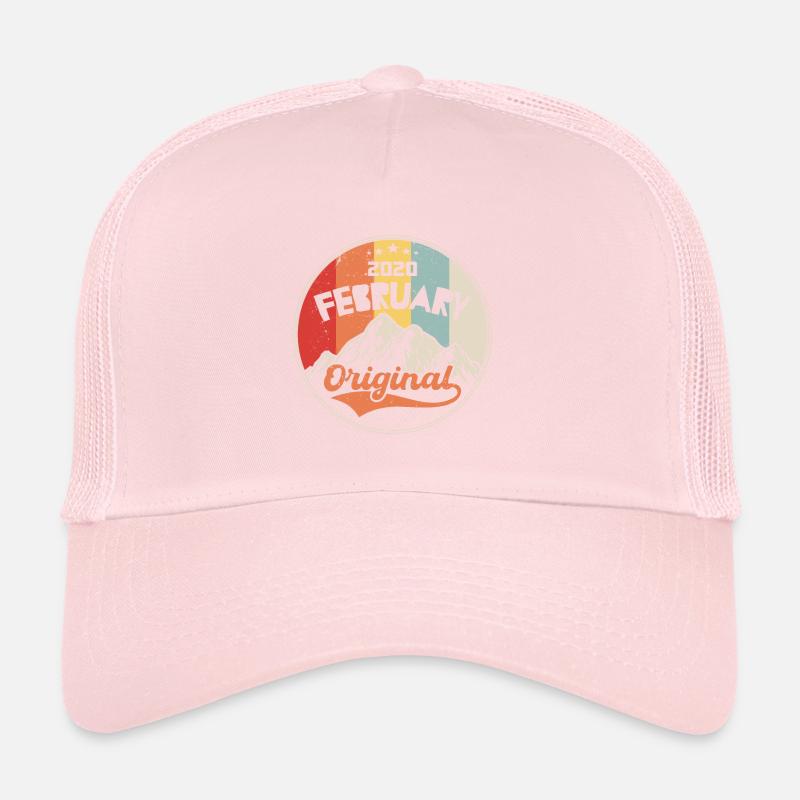 Vintage Février 2020, Rétro Cadeau Casquette trucker 