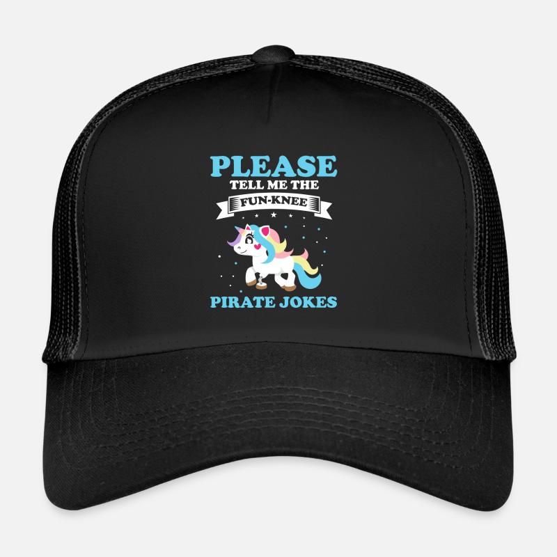 Leg prosthesis design and leg prostheses Trucker Cap