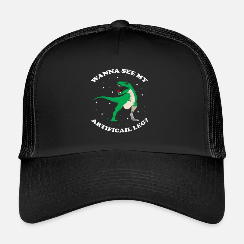 Leg prosthesis design and leg prostheses Trucker Cap