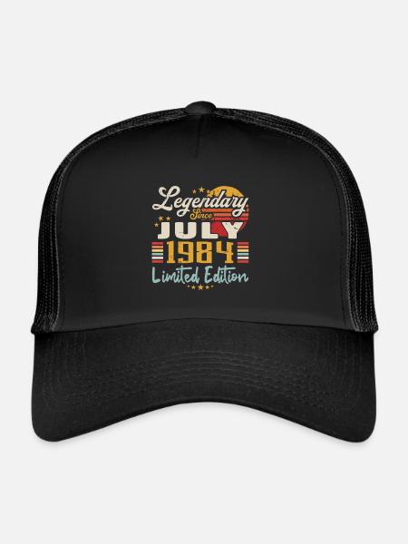 July 1984 Anniversary - Limited Edition | 1984 - Trucker Cap - black/black - Front