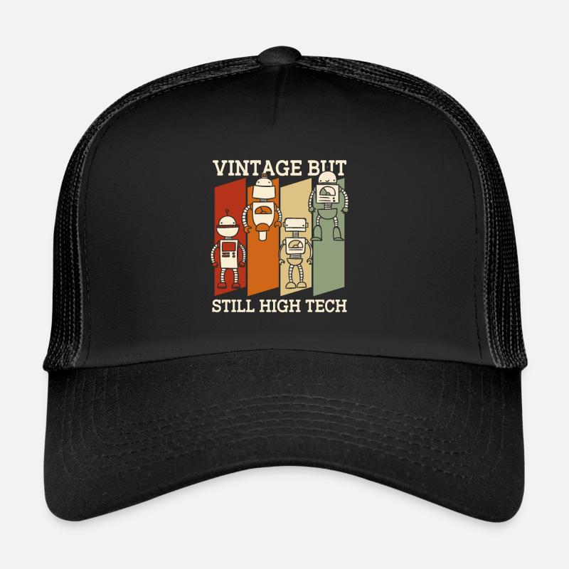 Robotik Ai Roboter - Trucker Cap - Schwarz/Schwarz