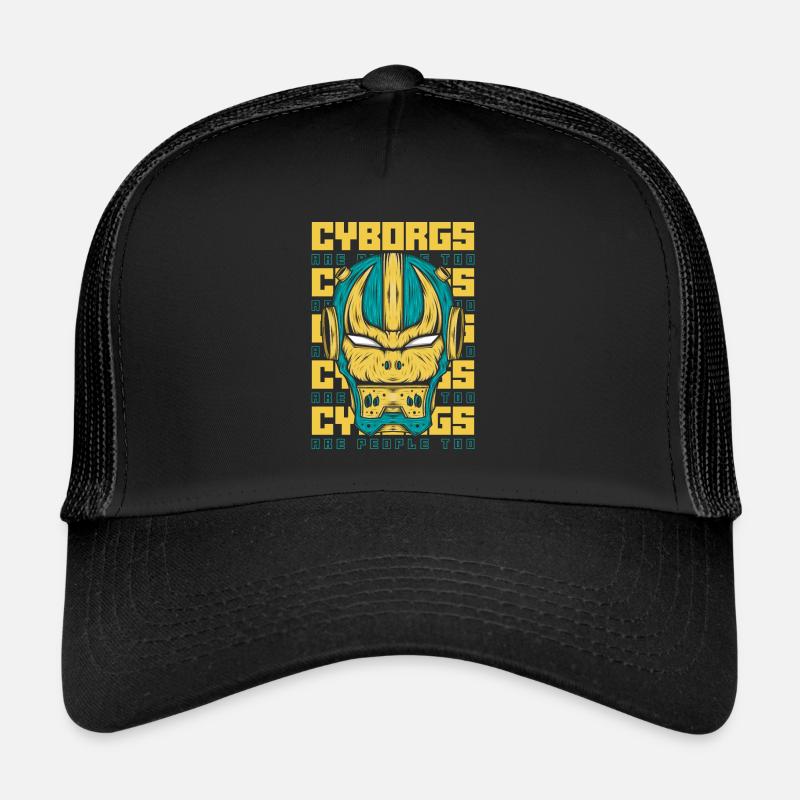 Robotique Ai Robot Cyborg Casquette trucker 