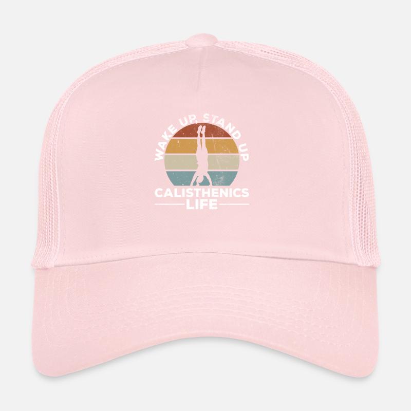 Vintage Calisthenics Life Retro Pull-ups Retro Trucker Cap