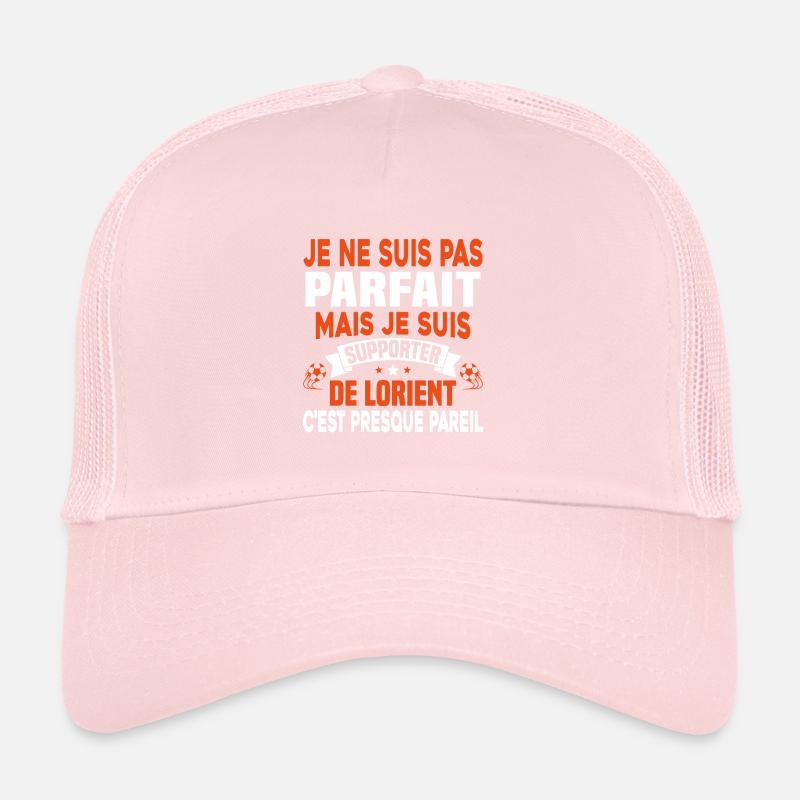 Pas Parfait mais Je suis Supporter de Lorient Casquette trucker 
