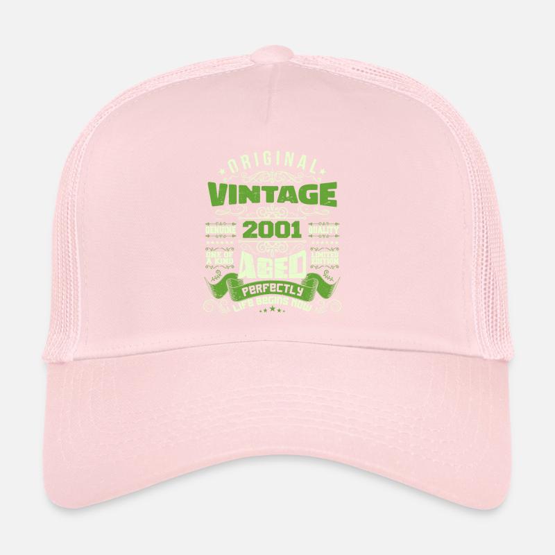 Vintage Geburtstag 2001 - Retro Geschenk Trucker Cap