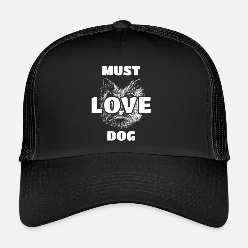 Doit aimer le chien Casquette trucker 