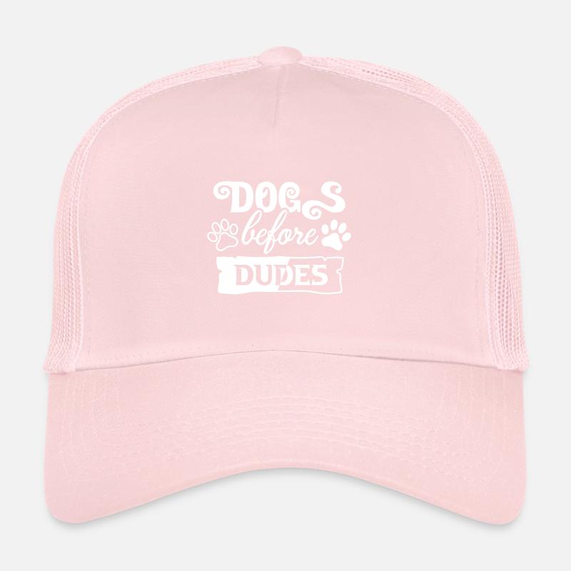 Les chiens devant les gars Casquette trucker 