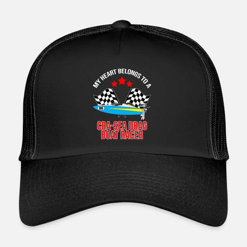 Drag Boot Design für Rennbootfahrer Trucker Cap