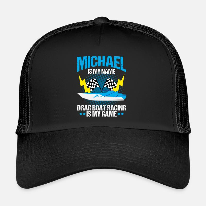 Conception de bateau de traînée pour les conducteurs de bateaux de course Casquette trucker 