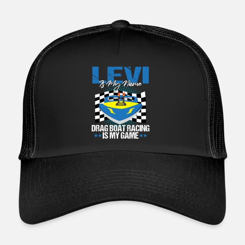 Conception de bateau de traînée pour les conducteurs de bateaux de course Casquette trucker 
