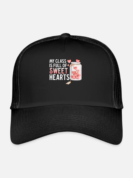 My Class Is Full Of Sweethearts - Trucker Cap - black/black - Front