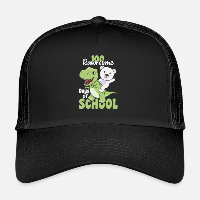 100 jours d’école Polar Bear Trex 100 jours Casquette trucker 