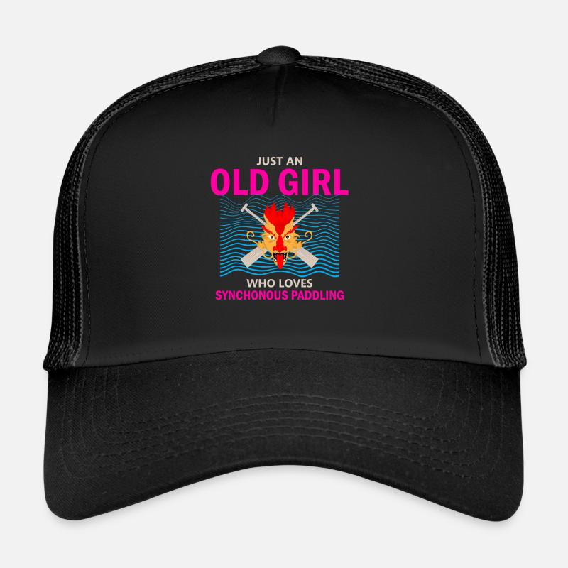 Entraîneur de bateaux-dragons pour les courses de bateaux chinois Casquette trucker 