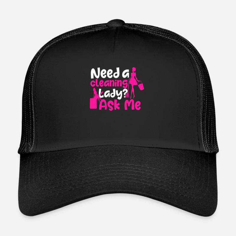 Femme de ménage Casquette trucker 