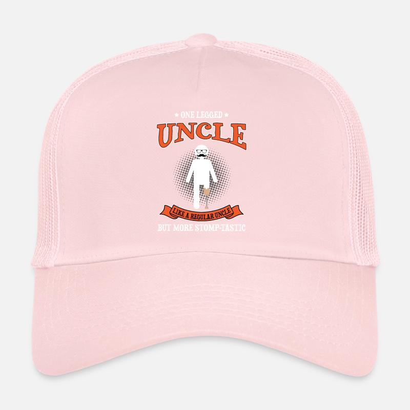 Leg prosthesis design and leg prostheses Trucker Cap
