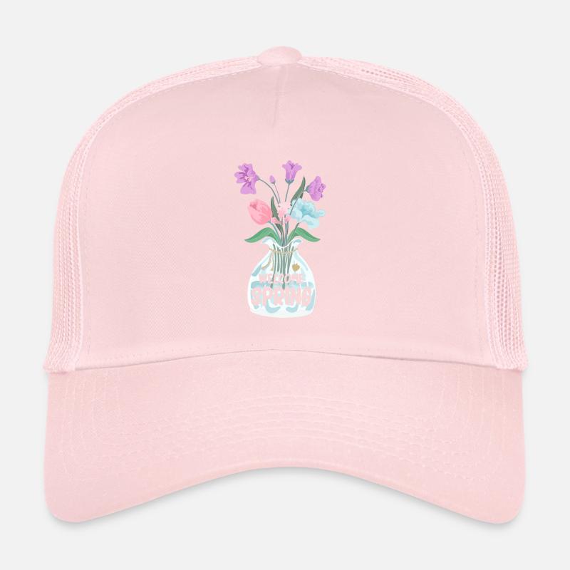 Tulips Spring Tulips Trucker Cap