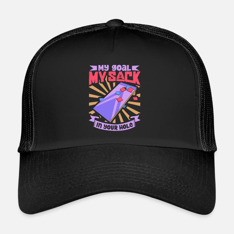 Mon sac dans ton trou - Cornhole Casquette trucker 