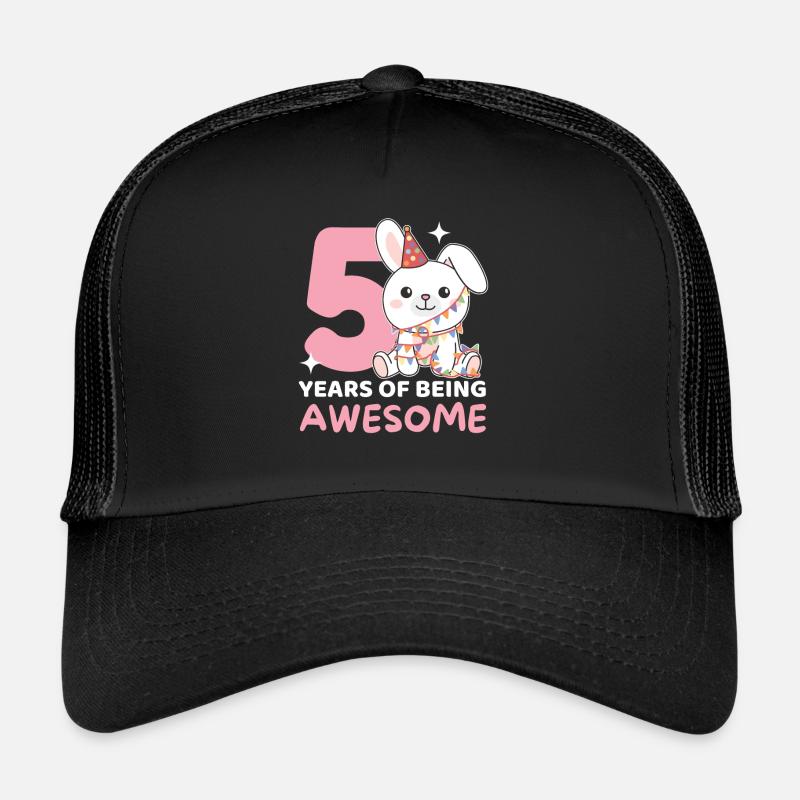 Lapin pour les 5 ans Enfants de cinq ans Casquette trucker 