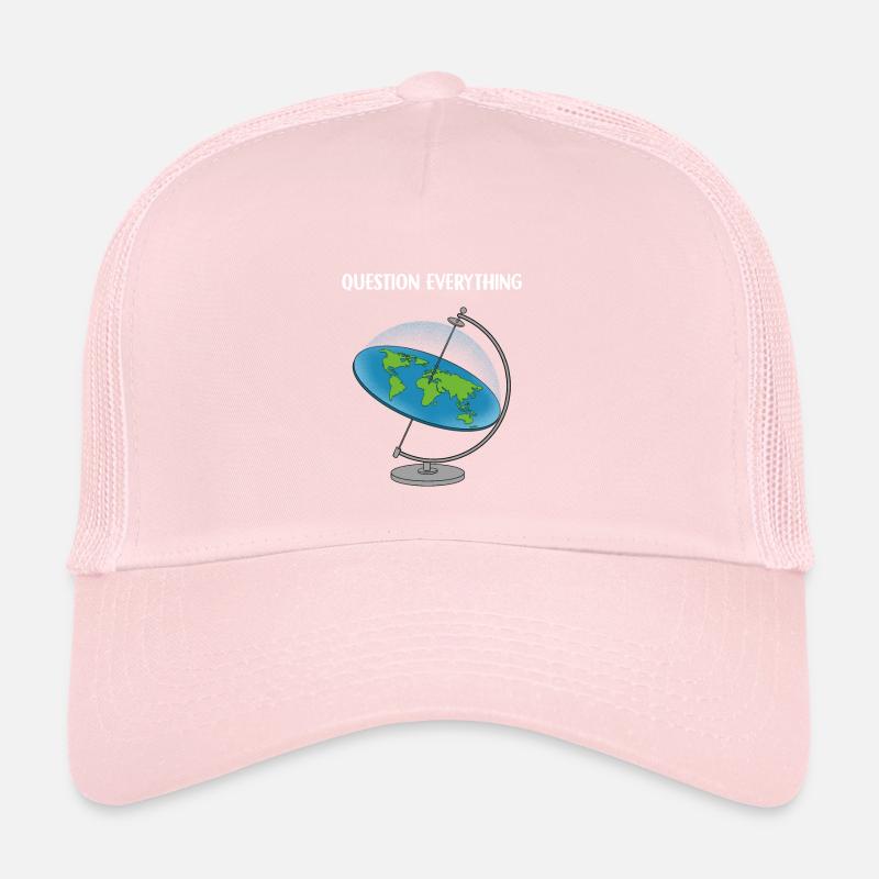Question Everything I Flat Earth Trucker Cap